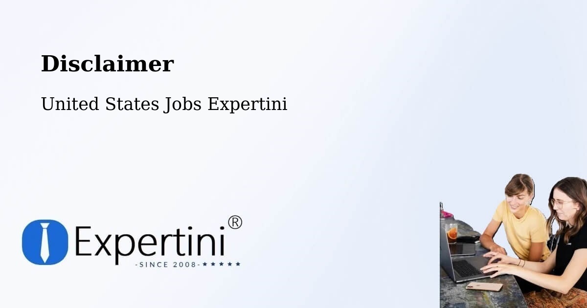 Disclaimer – Evanston - United States Jobs Expertini